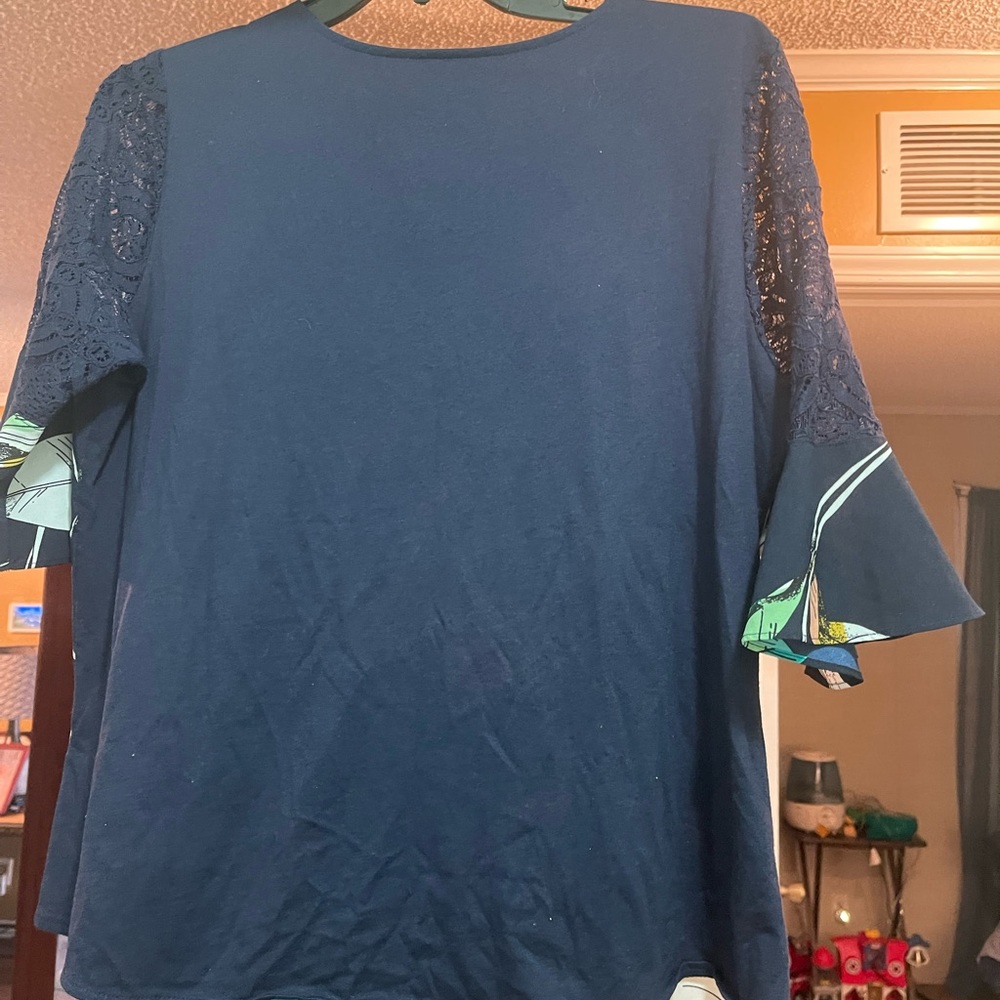 Ladies blue blouse